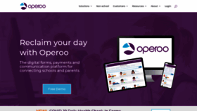 What Operoo.com website looked like in 2020 (3 years ago)