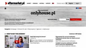 What Onlyhouse.pl website looked like in 2020 (3 years ago)
