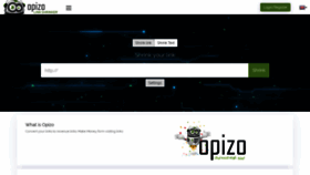 What Opizo.com website looked like in 2020 (3 years ago)