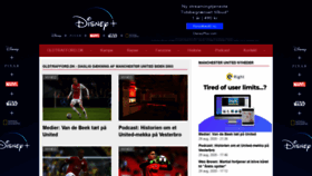 What Oldtrafford.dk website looked like in 2020 (3 years ago)