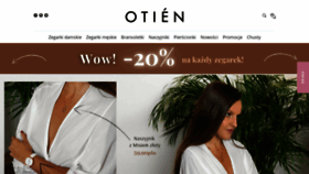 What Otien.com website looked like in 2020 (3 years ago)