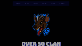 What Over30clan.com website looked like in 2020 (3 years ago)