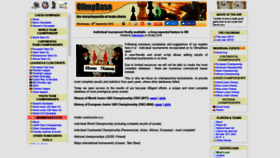 What Olimpbase.org website looked like in 2020 (3 years ago)