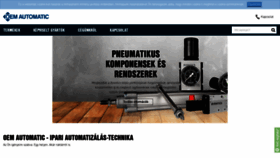 What Oemautomatic.hu website looked like in 2020 (3 years ago)