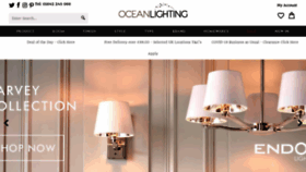 What Oceanlighting.co.uk website looked like in 2020 (3 years ago)