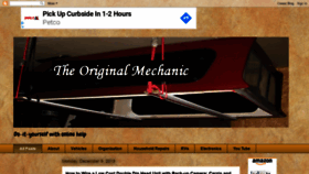 What Originalmechanic.com website looked like in 2020 (3 years ago)