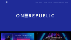 What Onerepublic.com website looked like in 2020 (3 years ago)
