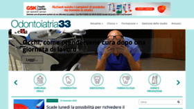 What Odontoiatria33.it website looked like in 2020 (3 years ago)