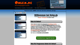 What Onlex.de website looked like in 2020 (3 years ago)