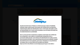 What Otempo.pt website looked like in 2020 (4 years ago)