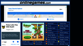 What Onlinegames.com website looked like in 2020 (3 years ago)