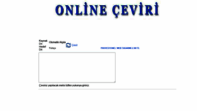 What Onlineceviri.org website looked like in 2020 (3 years ago)