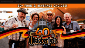 What Oktoberfestinfbg.com website looked like in 2020 (3 years ago)