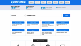 What Opentenea.com website looked like in 2020 (3 years ago)
