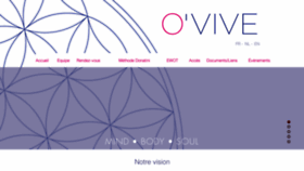 What Ovive.be website looked like in 2020 (3 years ago)