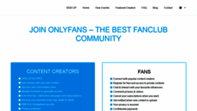 What Onlyfansclub.net website looked like in 2020 (3 years ago)