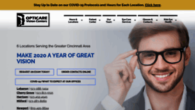 What Opticarevision.com website looked like in 2020 (3 years ago)