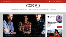 What Oxfordmag.com website looked like in 2020 (3 years ago)