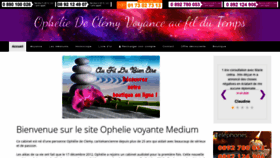 What Ophelie-voyante-medium.fr website looked like in 2020 (3 years ago)