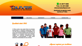 What Olivercamisetas.com.br website looked like in 2020 (3 years ago)