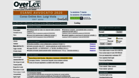 What Overlex.com website looked like in 2020 (3 years ago)