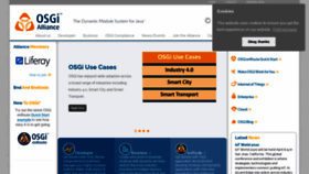 What Osgi.org website looked like in 2020 (3 years ago)