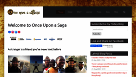 What Onceuponasaga.dk website looked like in 2020 (3 years ago)