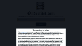 What Ondertitel.org website looked like in 2020 (3 years ago)