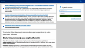 What Ouka.inschool.fi website looked like in 2020 (3 years ago)