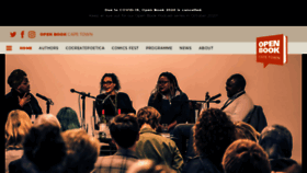 What Openbookfestival.co.za website looked like in 2020 (3 years ago)
