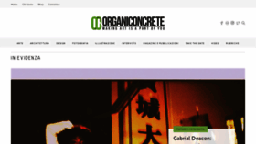 What Organiconcrete.com website looked like in 2020 (3 years ago)