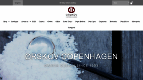 What Orskov.com website looked like in 2020 (3 years ago)