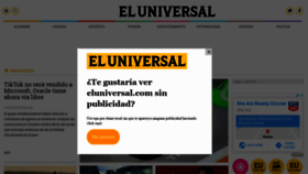 What Opinion.eluniversal.com website looked like in 2020 (3 years ago)