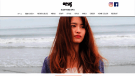 What Opusnet.jp website looked like in 2020 (3 years ago)