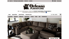 What Orleansfurniture.com website looked like in 2020 (3 years ago)