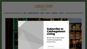 What Oldcabbagetown.com website looked like in 2020 (3 years ago)