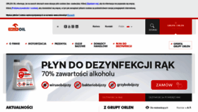 What Orlenoil.pl website looked like in 2020 (3 years ago)