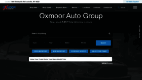 What Oxmoorautogroup.com website looked like in 2020 (3 years ago)