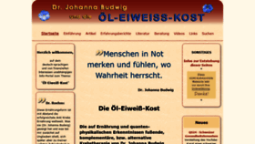 What Oel-eiweiss-kost.de website looked like in 2020 (3 years ago)