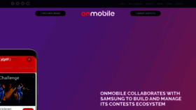 What Onmobile.com website looked like in 2020 (3 years ago)