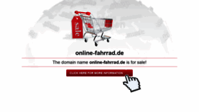 What Online-fahrrad.de website looked like in 2020 (3 years ago)