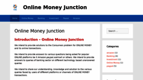 What Onlinemoneyjunction.com website looked like in 2020 (3 years ago)