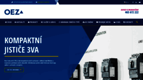 What Oez.cz website looked like in 2020 (5 years ago)