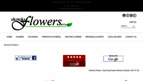 What Okotoksflowers.com website looked like in 2020 (3 years ago)