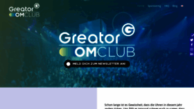 What Omclub.de website looked like in 2020 (3 years ago)