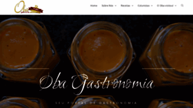 What Obagastronomia.com.br website looked like in 2020 (3 years ago)