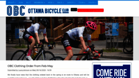 What Ottawabicycleclub.ca website looked like in 2020 (3 years ago)