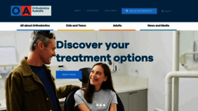 What Orthodonticsaustralia.org.au website looked like in 2020 (3 years ago)