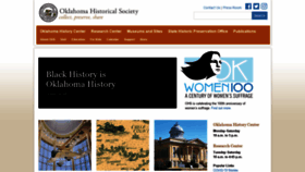 What Okhistory.org website looked like in 2020 (3 years ago)