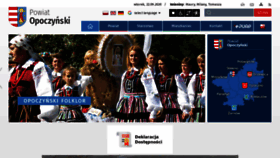What Opocznopowiat.pl website looked like in 2020 (3 years ago)